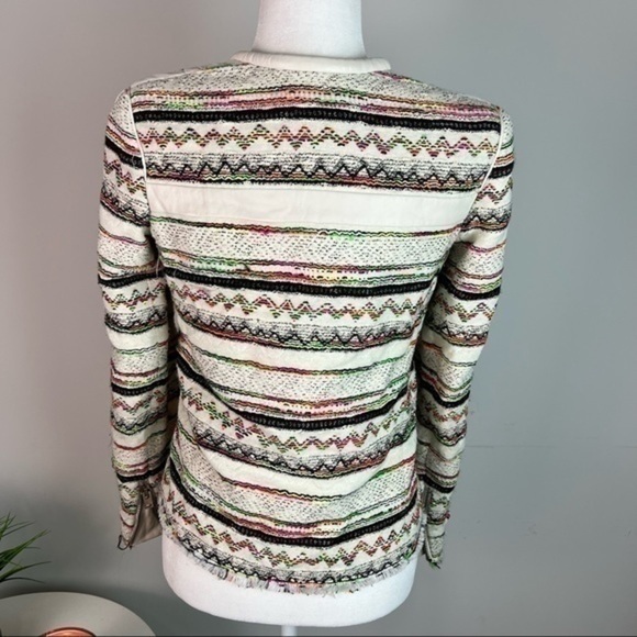 Iro Womens Elomi Zip-Front multicolor Jacket size small - Picture 7 of 16